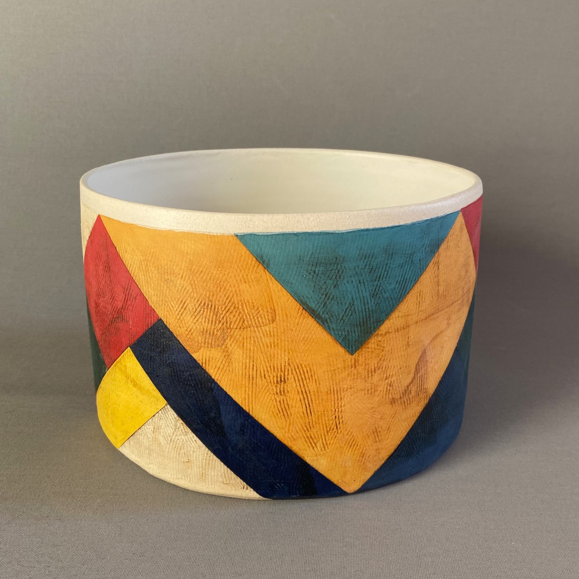 Ø 19,5-21,5 cm (oval) - H 14,5 cm
